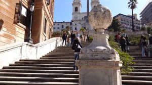 ITALY - ITALIA - Walking tour Square of Spain - Plaza de España - The Spanish Steps - La escalinata