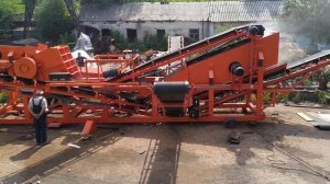 Передвижная дробильно-сортировочная установка ПДСУ-35