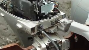 Установка и настройка мотора на надувной лодке .mp4