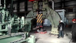 Молот электро-гидравлический ковочный свободной ковки в России, с массой падающих частей 5 тонн