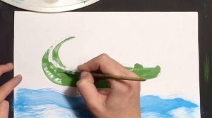 Как нарисовать КРОКОДИЛА_уроки рисования для детей_