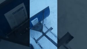 Скребок для снега из бочки своими руками..ЭКСПЕРИМЕНТАЛЬНАЯ МОДЕЛЬ