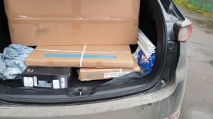 Перевозим душевую кабину  ERLIT ER 3510  100см*100см в кроссовере