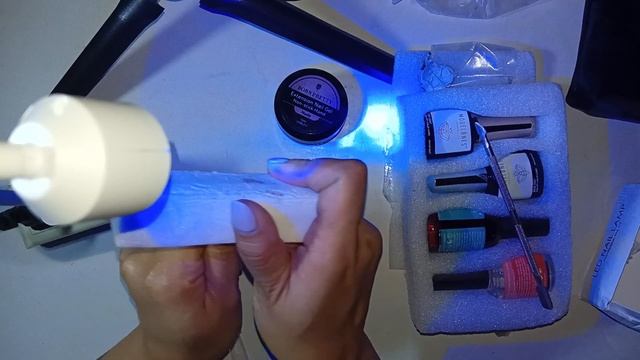 NON-STICK NAIL EXTESION `LED NAIL LAMP STAND AND ROTATING |BAGO KONG UV LAMP |EASY TO USE TO GRABE