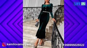 Велюрдан замонавий либослар фасонлари