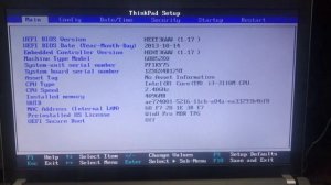 КАК ЗАЙТИ В БИОС НА НОУТБУКЕ LENOVO ThinkPad E530. КАК ЗАЙТИ В BIOS НА НОУТБУКЕ LENOVO E531
