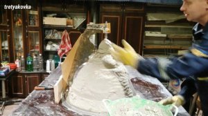 Вазон из бетона своими руками.