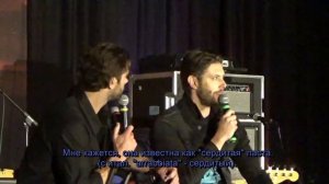 Смех Джареда и комфортная еда - кон в Индианаполисе 2022 Джаред Падалеки и Дженсен Эклз