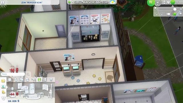 Ts4:ветеренарная клиника(строительство в симс4)NO CC The Sims 4