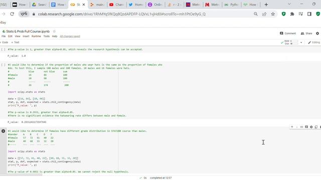 Code review: Pearson's Chi Square Test for independence in R and Python смотреть онлайн