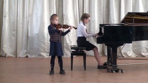 К. Бом "Непрерывное движение" скрипка и фортепиано.