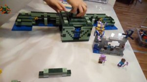 Lego minecraft подводная крепость