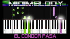 El Condor Pasa Simon & Garfunkel EASY Synthesia Piano Tutorial for Beginners1