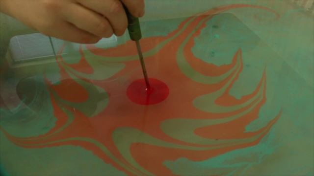 Эбру.Мастер-класс нанесения красок на платочки.Художник Резеда Ахметова. смотреть онлайн