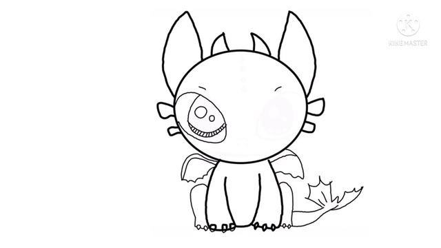 How to Draw Toothless | How to Train your Dragon | | рисовать беззубик смотреть онлайн