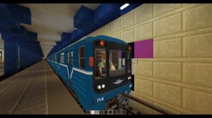 Метрополитен Санкт-Петербурга в Minecraft! (Проспект Славы, Дунайская, Шушары, ТЧ-7)