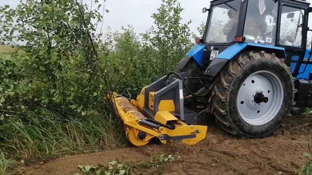 ФИНСКИЙ РОТОВАТОРНЫЙ КОМПЛЕКС в НЕБОЛЬШОМ БЮДЖЕТЕ. ТРАКТОР БЕЛАРУС МТЗ-1221 и MERICRUSHER MJ-18.ST