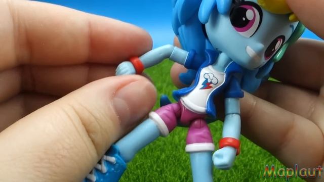My little pony Equestria Girls чиби фигурка Рейнбоу Дэш Minis Mini Figures Wave 1 Rainbow Dash смотреть онлайн