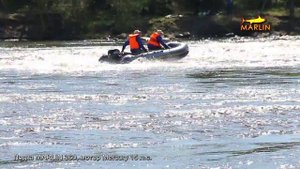 Надувная лодка из ПВХ ткани MARLIN 360, мотор Mercury 15 л.с., часть 1