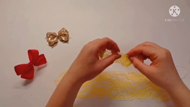 ?Банты из репсовых лент 2,5 см и кожзама?? Bows from rep ribbons 2.5 cm and leatherette?. смотреть онлайн