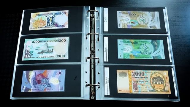 Коллекция Самых Красивых Банкнот в Мире, которую я собрала за 2 года Серия 1