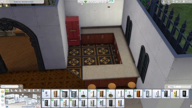 Дом семейки Аддамс | The Addams family mansion| The Sims 4 SpeedBuild | смотреть онлайн