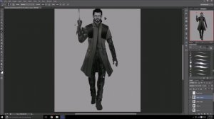 Speedpaint - Adam Jensen of Deus Ex