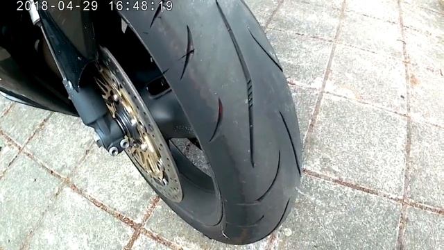 Tyre's review MITAS Tire's on Honda CBR 954 Fireblade