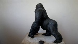 Скульптура из пластилина. Кинг Конг. King Kong, sculpture of King Kong.