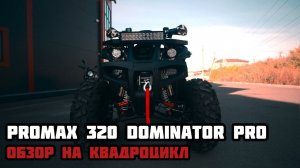 Обзор на квадроцикл PROMAX 320 DOMINATOR PRO в MAXMOTO83