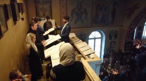 Хор храма Архистратига Михаила - Тропарь Небесным Силам Безплотным - Знаменный распев - глас 4