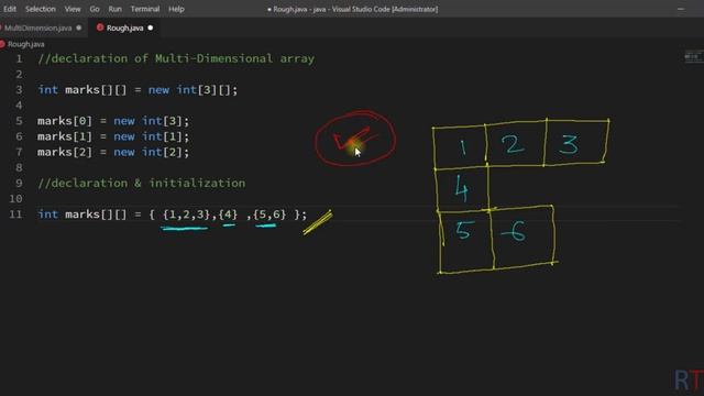 Java-32- Multi-Dimensional Array in Java