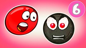КРАСНЫЙ ШАР спасает любимую №6. Финал. ИГРА Red Ball 3 на канале Хвостик ТВ