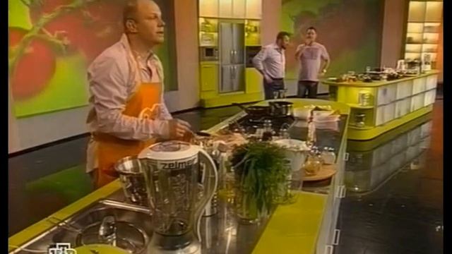 Кулинарный поединок с Михаилом Пореченковым. Максим Леонидов против Алексея Кортнева.