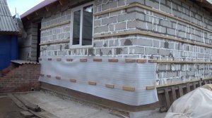 03.09-05.10.17 Часть 1. Утепление минеральной ватой газобетонного дома