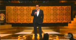 Johnny  Depp on stage at "Don Rickles: One Night Only"