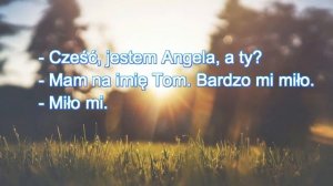 Диалоги на польском языке с русским переводом на тему приветствия и знакомства. Часть первая.