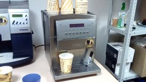 Приготовление капучино на Gaggia Titanium