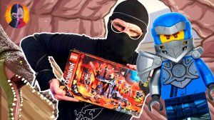 ЧМЗН  И ДЖЕЙ VS ПЕЩЕРНЫЙ МОНСТР! LEGO ПУТЕШЕСТВИЕ В ПОДЗЕМЕЛЬЕ ЧЕРЕПА  НИНДЗЯГО - СБОРКА!!