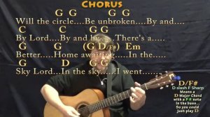 Will The Circle Be Unbroken (Traditional) Guitar Cover Lesson in G with Chords/Lyrics - Munson