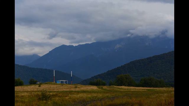 Вид на столовую гору. Владикавказ
