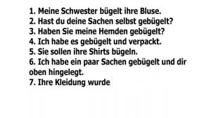 Немецкий язык по плейлистам для учивших, но забывших. Урок 2.22 TOP_100_немецких_глаголов_bügeln