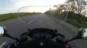 Yamaha Majesty 400 разгон 0-100