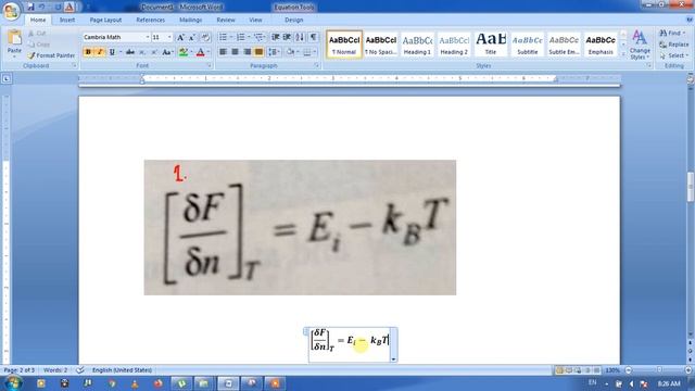 How to Write Complex Equation In MS Word смотреть онлайн