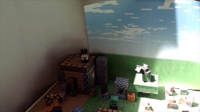Бумажный Minecraft: Обзор мини мира смотреть онлайн