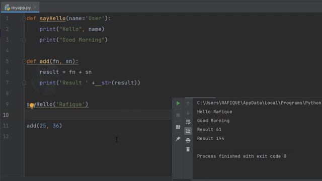 Python Tutorials For Beginners in Telugu - Tutorial 13 - Functions