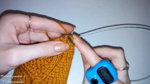 Подробный МК "Варежки с индийским клином "Герда". Вяжем спицами