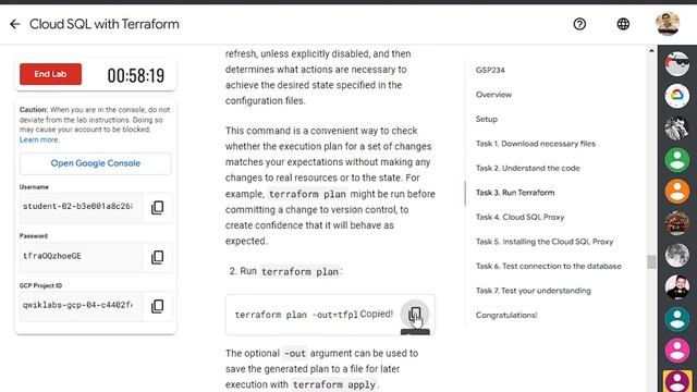 Cloud SQL with Terraform || Full Solution ||GO! A startup & growth mindset