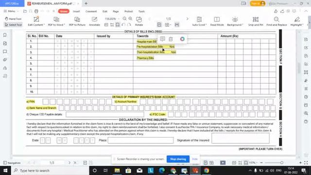 how to fill out a reimbursement claim form & what are the required documents| step-by-step смотреть онлайн