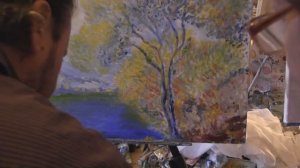 Мерцательные эффекты в картине -секреты живописи маслом.